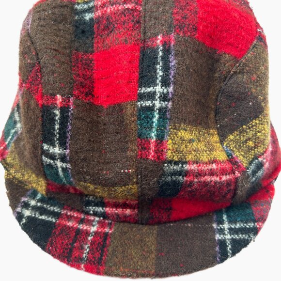 JESSICA SIMPSON KIDS NEWSBOYS HAT/CAP MULTI COLOR BROWN, RED, YELLOW, ONE SIZE - Picture 11 of 11